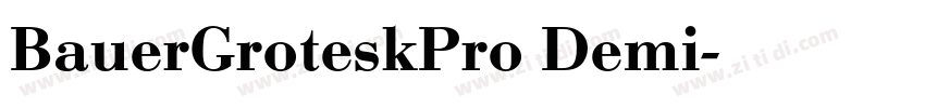 BauerGroteskPro Demi字体转换 BauerGroteskPro Demi字体转换